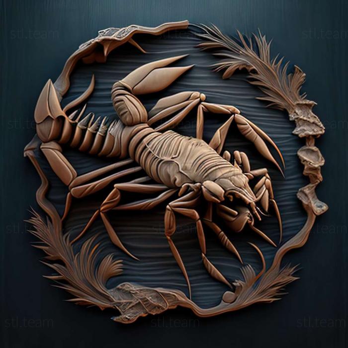 3D model Euscorpius carpathicus (STL)